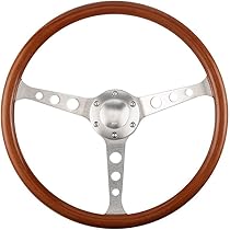 ウッドしステアリング　360mm 3本スポーク　アルミ　美品 ウッドしステアリング 360mm 3本スポーク アルミ 美品 ウッド製